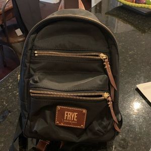 Frye Ivy Nylon Mini Backpack-out of stock-black